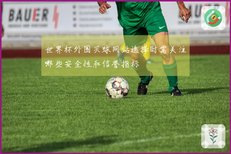 世界杯外围买球网站选择时需关注哪些安全性和信誉指标